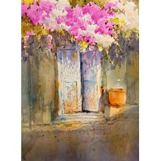 Sadia Arif, 11 x 15 Inch, Watercolor on Paper, Cityscape Painting, AC-SAD-058